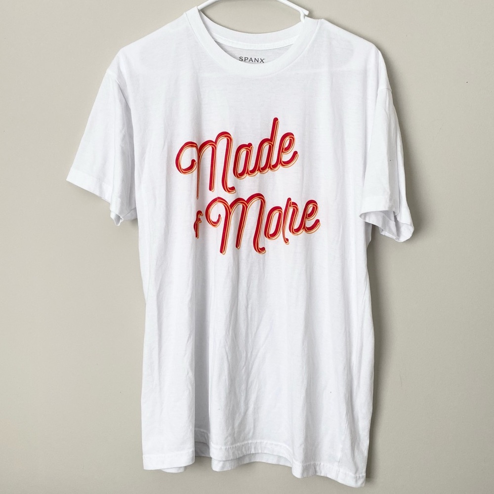 SPANX Made Of More Graphic Tee Women Empower OS